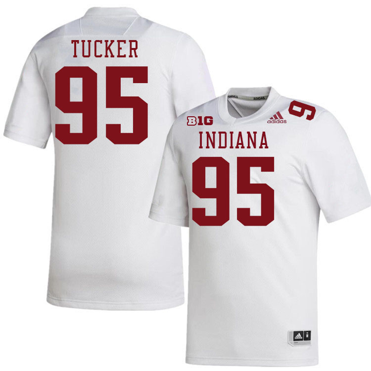 #95 Tyrique Tucker Indiana Hoosiers Football Jeresys College Apparels,Uniforms Stitched-White